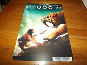 10,000 BC - DISPLAY BACKER CARD (not a dvd) 5.5" X 8" NO MOVIE - Picture 1 of 1