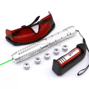 GQ9 532nm Adjustable Focus Green Laser Pointer &Battery& Charger&Goggles&5 Stars - Picture 1 of 12