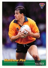 ✺New✺ 1995 WALLABIES Rugby Union Card MATTHEW PINI World Cup