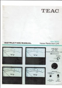 Teac Bedienungsanleitung user manual owners manual für AN- 300 englisch Copy - Bild 1 von 1