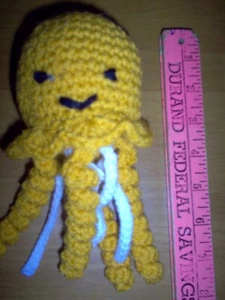 New, handcrafted/crochet jellyfish, preemie, NICU - Picture 1 of 2
