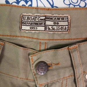 U. BOAT WORKING FOR UTILITY MADE IN ITALY PANTALONI COTONE ROBUSTO VINTAGE TG 33 - Picture 1 of 17