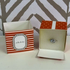 New Stella & Dot Elina Fashion Ring Size 8 - Picture 1 of 3