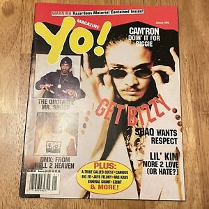 Vintage YO ! Magazine Issue #75 - 1999 Hip Hop Rap Bone DMX Snoop Dogg Cam’Ron