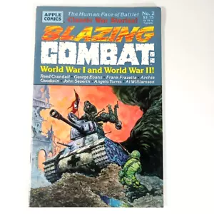 Blazing Combat: World War I & II n. 2 giugno 1994, B&W, Frazetta, Apple Comics - Foto 1 di 3