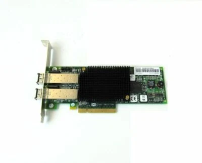IBM 42D0500 Dual Port 8G FC HBA Adapter for System X LPE12002 w/ 2x 8GB SFP - Image 1 of 2