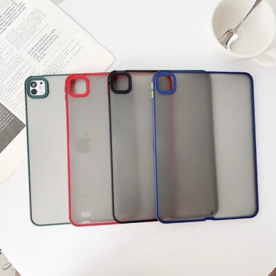 Clear Protective Case Matte Cover For iPad Air Pro 11/13 (2024) 10th 9th 8th 7th - Image 1 of 4