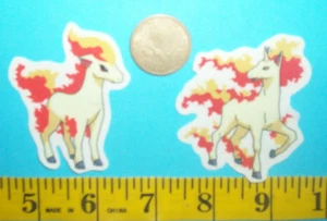 Pokémon Gen #1 Ponyta, Rapidash, Fabric Appliques ~ Iron ons - Picture 1 of 1