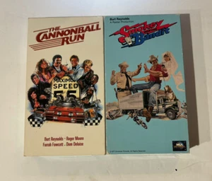 Smokey and the Bandit Cannonball Run VHS Lot Burt Reynolds 80s Comedy HBO MCA - Picture 1 of 4