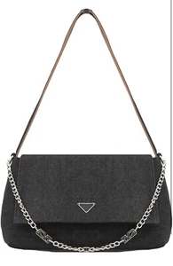 Jeans Umhängetasche mit Kettenriemen - Bild 1 von 2