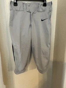 Boys size small gray NIKE baseball pants BQ6444-052 MSRP $35.00 - Picture 1 of 6