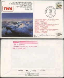 FF26c 1st Coast to Coast in the US. NY to LA Signed by Silas Morehouse (A) - Picture 1 of 1