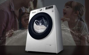 Lg Lavatrice 10 Kg Classe A 60 cm 1400 giri Inverter Vapore AI DD - F4R3010NSWW - Foto 1 di 6