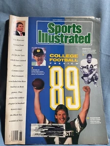 Sports Illustrated MAGAZINE / SEPTEMBER 4, 1989 / COLLEGE FOOTBALL PREVIEW - Picture 1 of 3