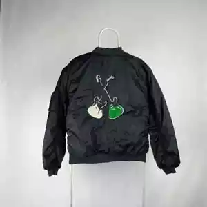 Vintage STATUS QUO Bomberjacke MA-1 wendbar - Bild 1 von 7