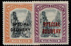 BAHAMAS GV SG S2-S3, 1917-18 special delivery set, M MINT.