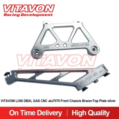 Vitavon CNC alu7075 Front Chassis Support & Top Plate for LOSI DBXL GAS - Image 1 of 4