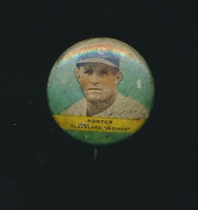 1932 PR3 Orbit Gum Pins (No Number) -DICK PORTER (Cleveland Indians)