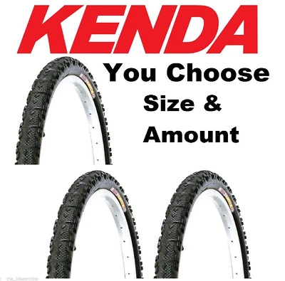 1or2PAK Kenda Kwick K879 700x30 or 700x35 Semi Slick Hybrid Cyclocross Bike Tire