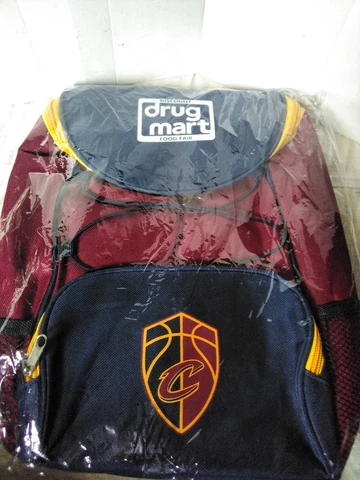 Cleveland Cavaliers Cooler Backpack Wine and Blue SGA 4/9/2019 New In Plastic Cover