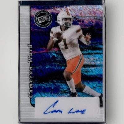 2024 Press Pass Shimmer Silver Cameron Ward 1/1 autógrafo automático  Foto 1 de 2