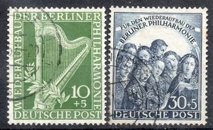 Timbre d' Allemagne BERLIN Obli N° 058/059 - Imagen 1 de 1