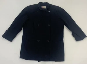 Size M blue PROPHECY FLETCHER JONES Wool Jacket Over Coat / double Breasted VGC - Picture 1 of 7
