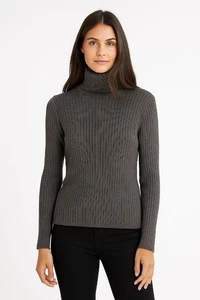 Persuits LTD Damen feiner italienischer Merinowolle Rollkragen Pullover Gr. M - Bild 1 von 7