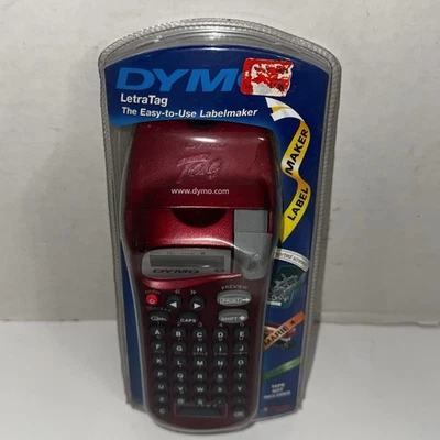DYMO LetraTag Handheld 2004 Label Maker Printer Red Sealed - Image 1 of 4