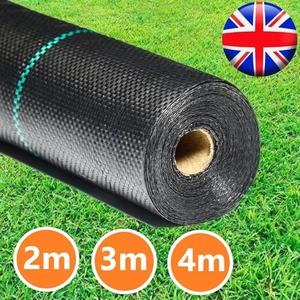10M 25M 50M Long Heavy Duty Weed Control Fabric Barrier Membrane Ground Cover UK - Picture 1 of 20