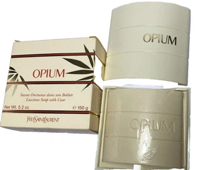 YVES SAINT LAURENT YSL OPIUM Luscious Parfum Soap Seife Schale 150 gr VINTAGE - Bild 1 von 5