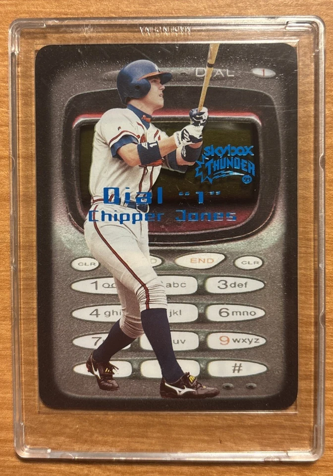 CHIPPER JONES 1999 SKYBOX THUNDER DIAL 1 BASEBALL BRAVES - Image 1 of 2