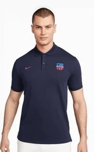 Herren Nike Polo FC Barcelona Dri-Fit Slim Fit Größe Large DR5413-452 - Bild 1 von 5