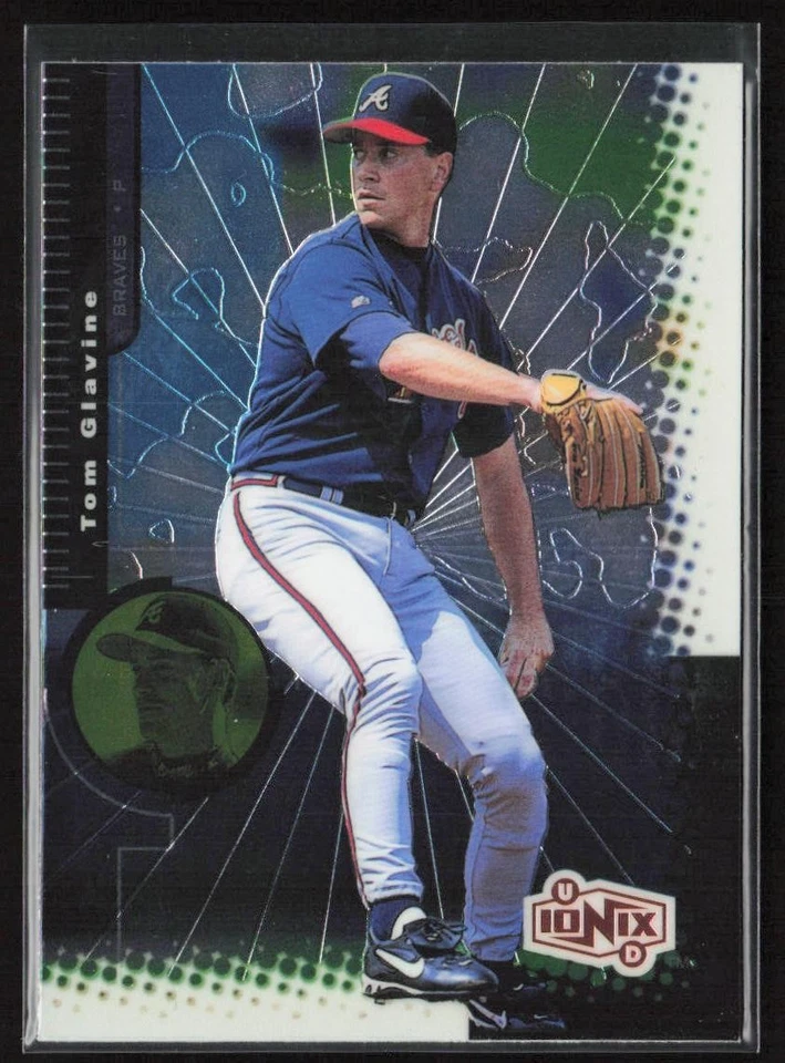 1999 UD Ionix Tom Glavine #9 Atlanta Braves - Image 1 of 2
