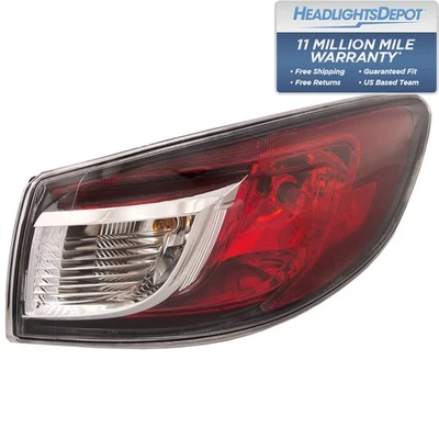 Tail Light Right Passenger Side Assembly Fits 2010-2013 Mazda 3 Sedan - Image 1 of 4