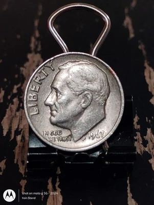 Moneda de diez centavos Roosevelt 1967 doble matriz anverso-DDO-FS101 Foto 1 de 4