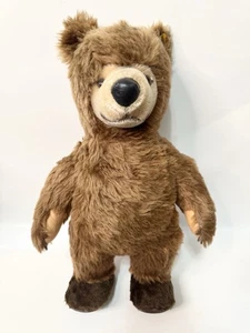 Steiff Bear Klein Archie With Growler Vintage Mohair Woodlands Forest Toy Brown - Picture 1 of 13