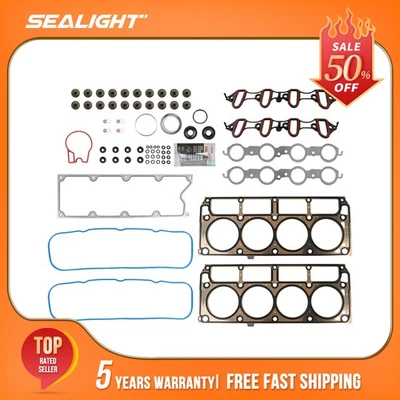 Engine Gasket Set For 2007 Chevrolet Tahoe 5.3L 2008 2009 Silverado 1500 5.3L V8 Foto 1 de 4