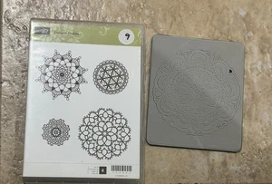 Stampin' Up! Stamp Set Preowned Delicate Doilies Sizzix Sizzlits Paper Doily ++ - Picture 1 of 2
