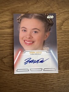 Star Wars 2013 Topps Jedi Legacy Autograph Bonnie Piesse As Beru Whitesun