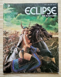 ECLIPSE THE MAGAZINE #1 1981 JIM STARLIN MARSHALL ROGERS P. CRAIG RUSSELL - Picture 1 of 5