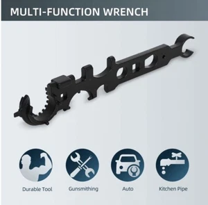 Schraubenschlüssel Nuss Ausbau. Sanitär/Angeln/Rohrverschraubung Multifunktionswerkzeug - Bild 1 von 9