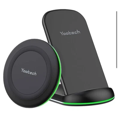 Yootech Wireless Charger, 10W Max Wireless Charging Pad with Quick Adapter - Image 1 of 4