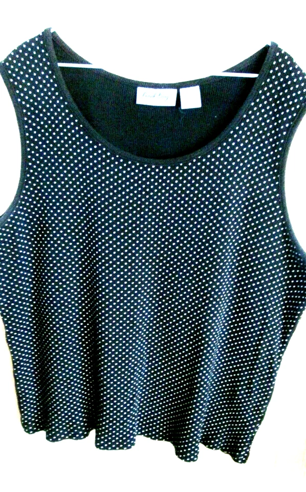 CAMISETA SIN MANGAS HH CORAL BAY DAMAS TALLA L NEGRO/BLANCO LUNARES Foto 1 de 1