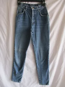 Jeans Levi's Premium Conici Donna Tg 24x30 Blu Stile Vintage Big E - Foto 1 di 16
