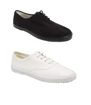 Dek Jungen Mädchen Plimpsoll Schuhe Kinder Canvas Freizeit Pumps Schnürschuhe PE Plimsoll Größe