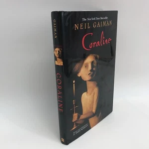 Coraline Hardcover Book Neil Gaiman 1st First Edition Hardback with Dust Jacket - Picture 1 of 8