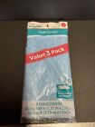 PACK OF 3 Disposable  Plastic Tablecloths / Table Covers, 54 x 108 blue