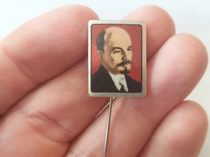 Distintivo spilla sovietica URSS di Vladimir Ilyich Ulyanov-Lenin - Foto 1 di 3