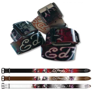 Cinturón de cuero Ed Hardy EH3204 Love Kills lentamente niños y niñas - Imagen 1 de 4